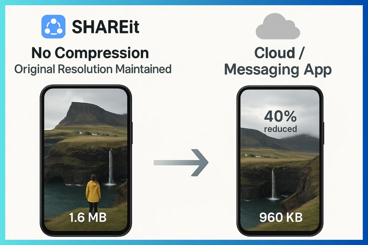 File Transfer Without Compression Loss