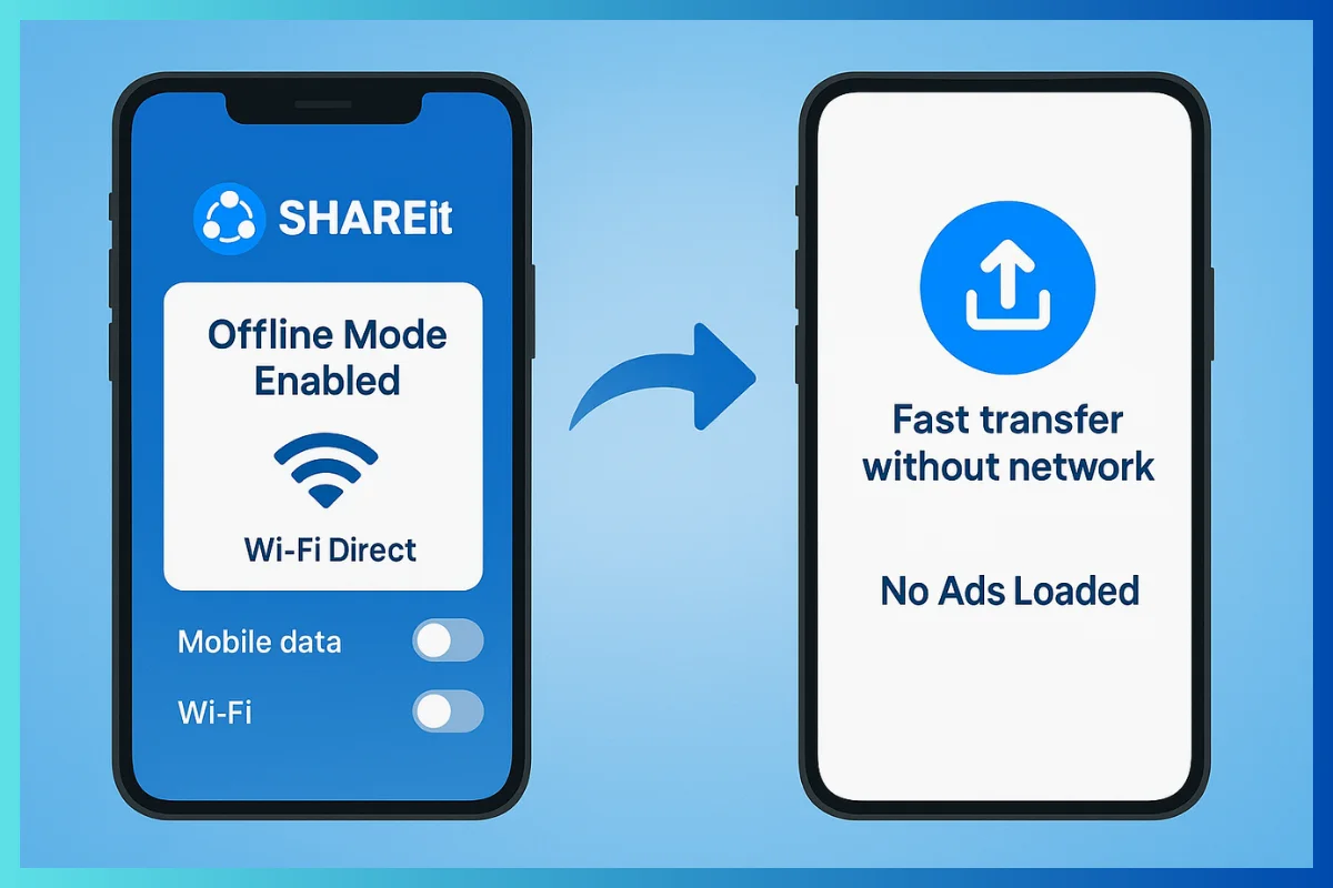 Use Shareit In Offline Mode