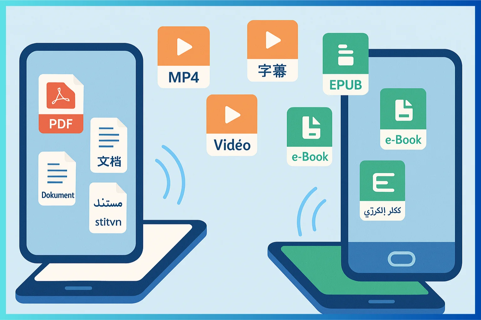 Multilingual File Sharing