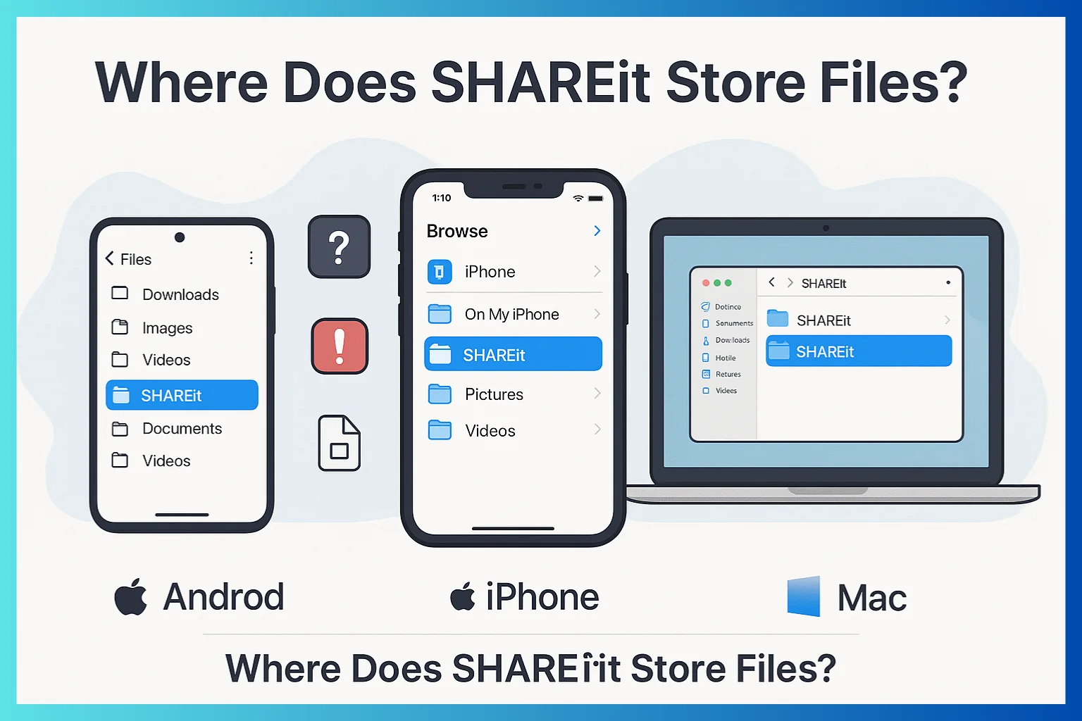 SHAREit Storage Locations & File Management Guide