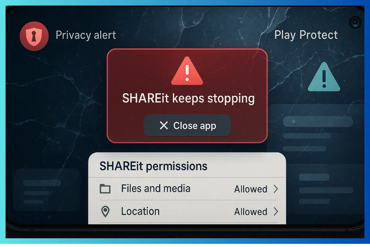 Shareit Stopps Working