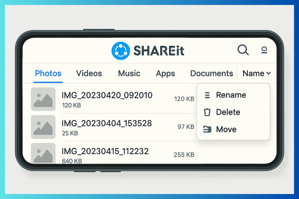 Shareit Advance Features