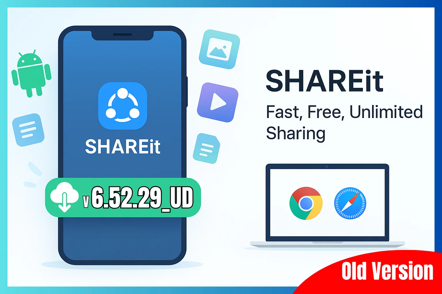 Download SHAREit APK For Android Old Version 6.52.29_UD (Safe and Secure)