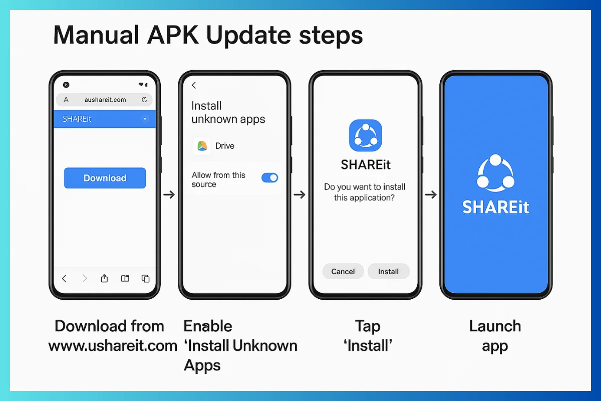Steps To Update Shareit Manually